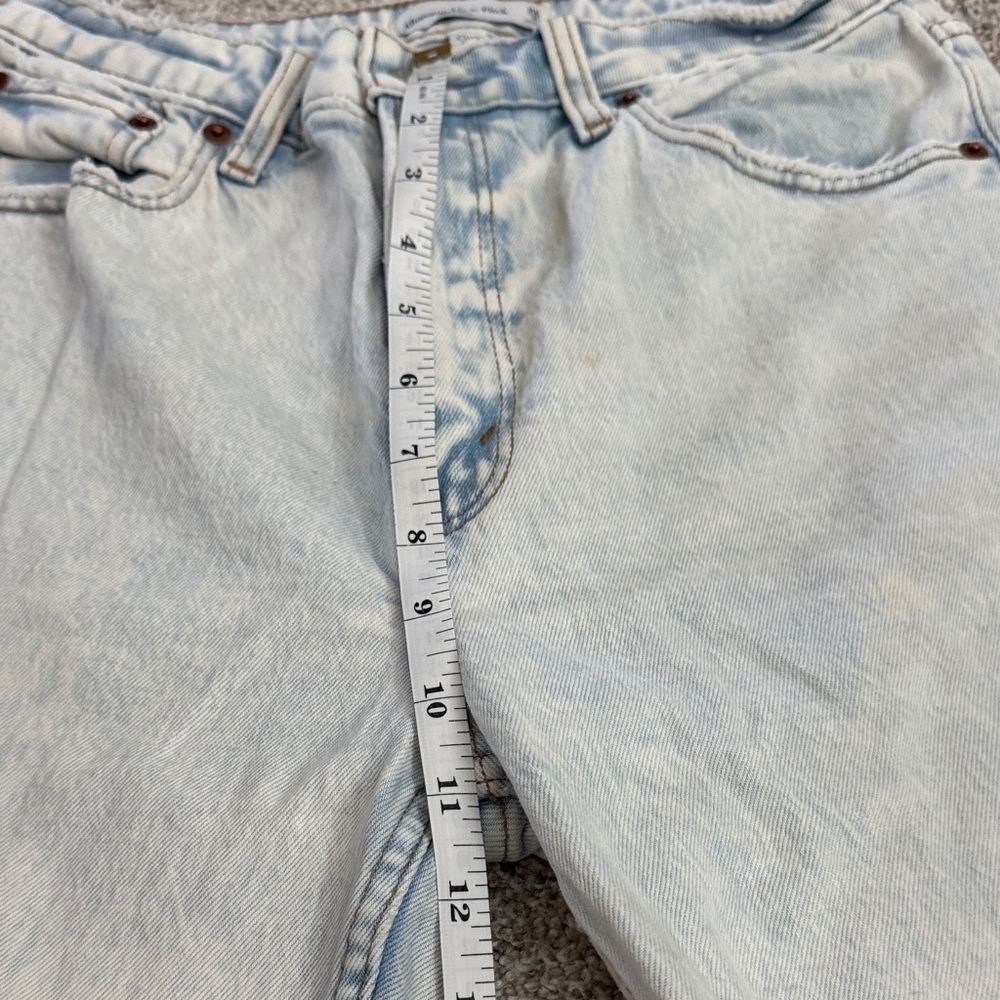 Abercrombie & Fitch Curve Love Acid Wash High-Rise Mom Jeans SZ 2 3/$30 - Picture 15 of 16